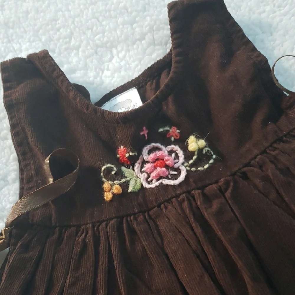 Victoria K Brown Toddler Dress 2t - Picture 3 of 8